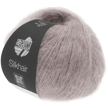Lana Grossa Silkhair - 035 Taupe - Superkid Mohair & Zijde, Ophalen of Verzenden, Nieuw