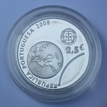 2 5 Euro Portugal Km 790 a 2 5 Euro 2008 Olympische Spiel..., Postzegels en Munten, Verzenden