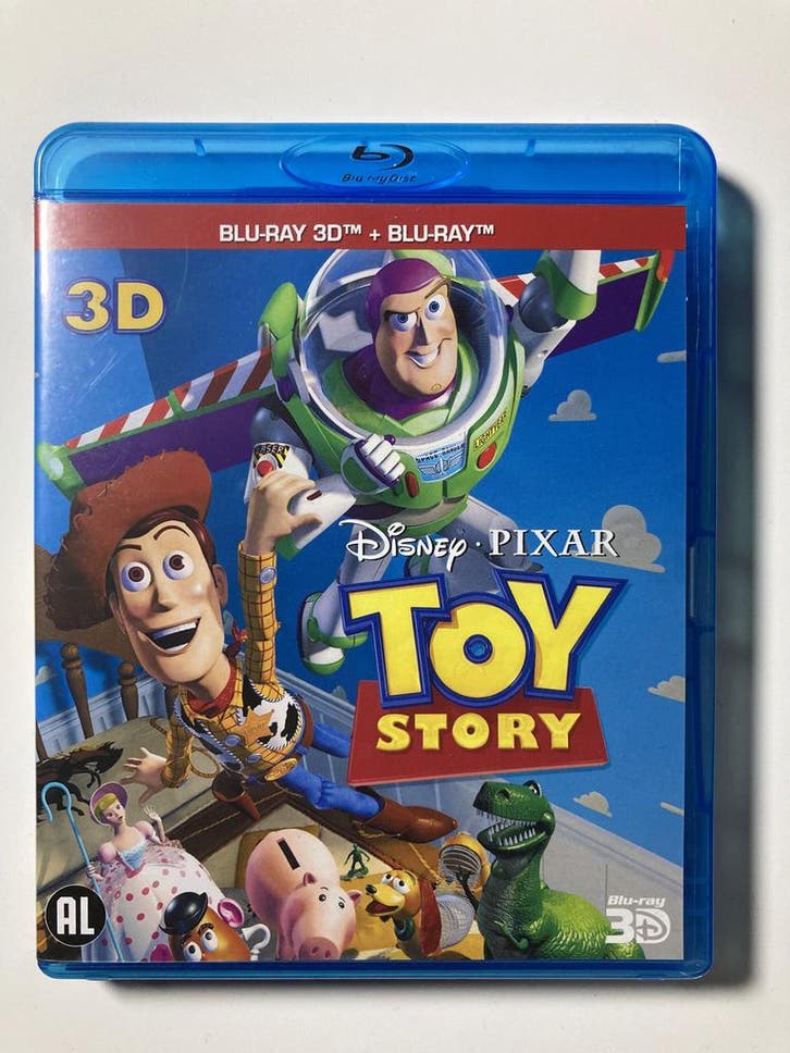 TOY STORY (3D + 2D) (BLURAY), Cd's en Dvd's, Blu-ray, Gebruikt, Verzenden