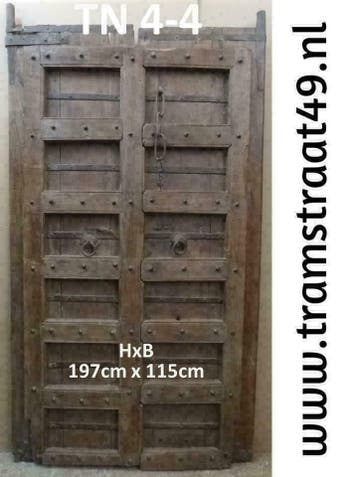 Oude deuren te koop, loftdeur, schuifdeur, antieke deuren, 100 tot 120 cm, Gebruikt, Binnendeur, Minder dan 200 cm