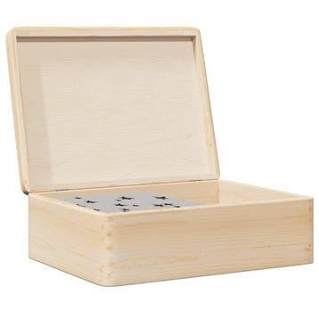 vidaXL Houten kist met deksel 40x30x13 cm massief grenenhout, Huis en Inrichting, Verzenden, Nieuw