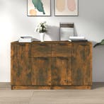 vidaXL Dressoirs 2 st 60x30x70 cm bewerkt hout gerookt, Verzenden, Nieuw, 50 tot 100 cm, 25 tot 50 cm