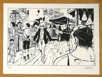 Walthéry, François - 1 Silkscreen - Natacha - Hommage à, Nieuw
