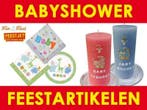 Babyshower feestartikelen - decoratie - versiering, Hobby en Vrije tijd, Feestartikelen, Verzenden, Nieuw, Geboorte of Huwelijk