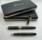 Parker - 2 stuks Duofold - Vulpen, Verzamelen, Pennenverzamelingen, Nieuw