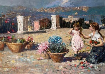 Carlo Borri (1952) - La terrazza di Irolli