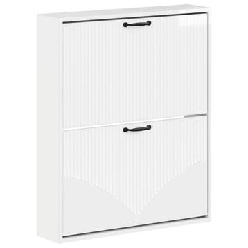 vidaXL Wandgemonteerde Schoenkast HOORN 71 x 17 x 86 cm, Verzenden, Nieuw