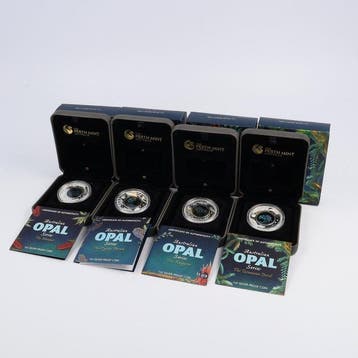 Australië. 1 Dollar 2012/2014 - Australian Opal Series 1
