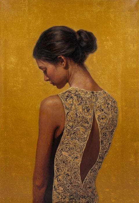 Miss Evoke - Diana - Hand-painted details, Antiek en Kunst, Kunst | Designobjecten