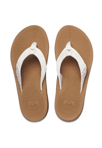 Reef Slippers Santa Ana CI7130 Wit / Bruin-42.5, Kleding | Dames, Verzenden, Nieuw, Wit