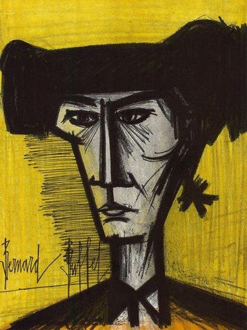 Bernard Buffet (1928-1999) - Le Torero au fond jaune