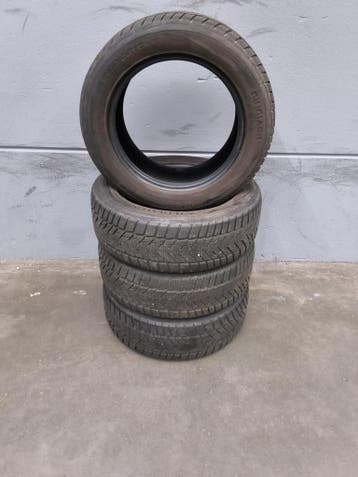 Set 4x Vredestein Wintrac 215/55 R16 winterbanden (setprijs), Auto-onderdelen, 16 inch, Band(en), Personenwagen, Gebruikt
