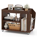 LIVSK rolbare bijzettafel - Ruim werkoppervlak - 3 vakken -, Verzenden, Nieuw