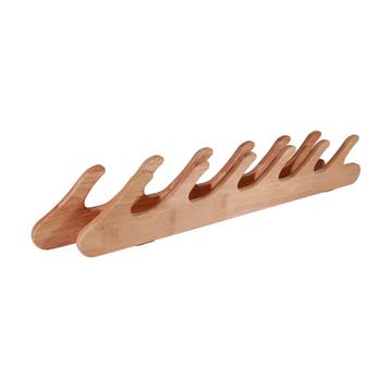 Ultimate Wooden Wall Rod Rack 6 Rods, Verzenden, Nieuw, Overige typen