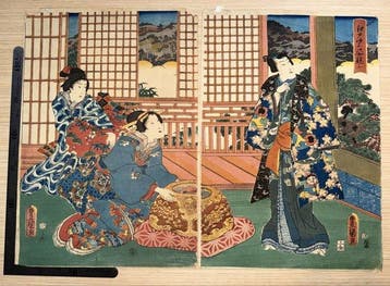 Utagawa Toyokuni — Edo Murasaki Sugata Kagami No. 10 Ukiyo-e