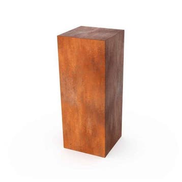 Geroba C4 sokkel vierkant 400x400x800mm - Cortenstaal, Verzenden, Nieuw