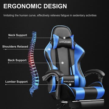 Ergonomische Bureaustoel -  Office Chair - Gamestoel - Volwa, Verzenden, Zo goed als nieuw