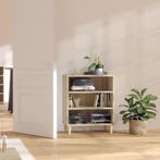 vidaXL Dressoir 57x35x70 cm bewerkt hout sonoma eikenkleurig, Verzenden, Nieuw, 50 tot 100 cm, 25 tot 50 cm