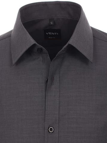 Venti Overhemd Zilver Body Fit Kent Kraag 001420-706, Kleding | Heren, Verzenden, Nieuw, Grijs