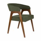 *WOONWINKEL* Dutchbone Adamello Vintage Eetkamerstoel Walnoo, Huis en Inrichting, Stoelen, Verzenden, Nieuw