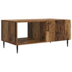 vidaXL Salontafel Oud hout 90 x 50 x 40 cm Bewerkt hout, Huis en Inrichting, Tafels | Salontafels, Verzenden, Nieuw, 50 tot 100 cm