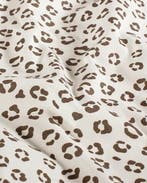 Poplin Katoen Panter Gebroken Wit, Nieuw, Wit