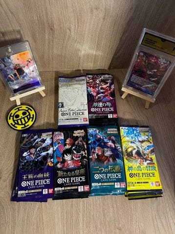 Bandai - 6 Booster pack - One Piece - Bandai – One Piece, Nieuw