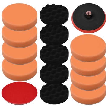 vidaXL 14-delige Polijstpadset 150 mm, Verzenden, Nieuw