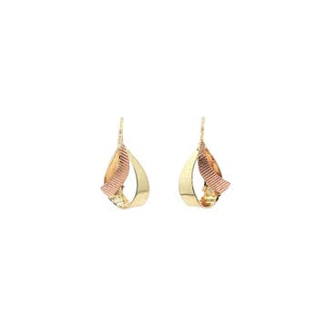 Gouden oorsieraden 14 karaat, Sieraden, Tassen en Uiterlijk, Oorbellen, Verzenden, Zo goed als nieuw, Goud