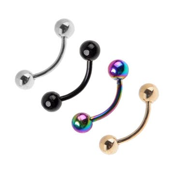 Fako Bijoux - Wenkbrauw Piercing - 3mm - Set - 4 Stuks, Sieraden, Tassen en Uiterlijk, Piercings, Verzenden, Nieuw