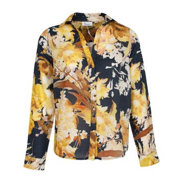 Princess goes Hollywood • blouse zwart gele bloem • 36, Kleding | Dames, Princess goes Hollywood, Verzenden, Zwart, Nieuw