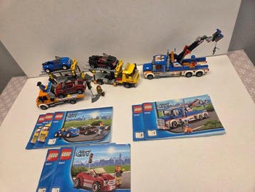 Lego Set - City - Sleepwagen 60056 + Takelwagen 60017 +, Nieuw