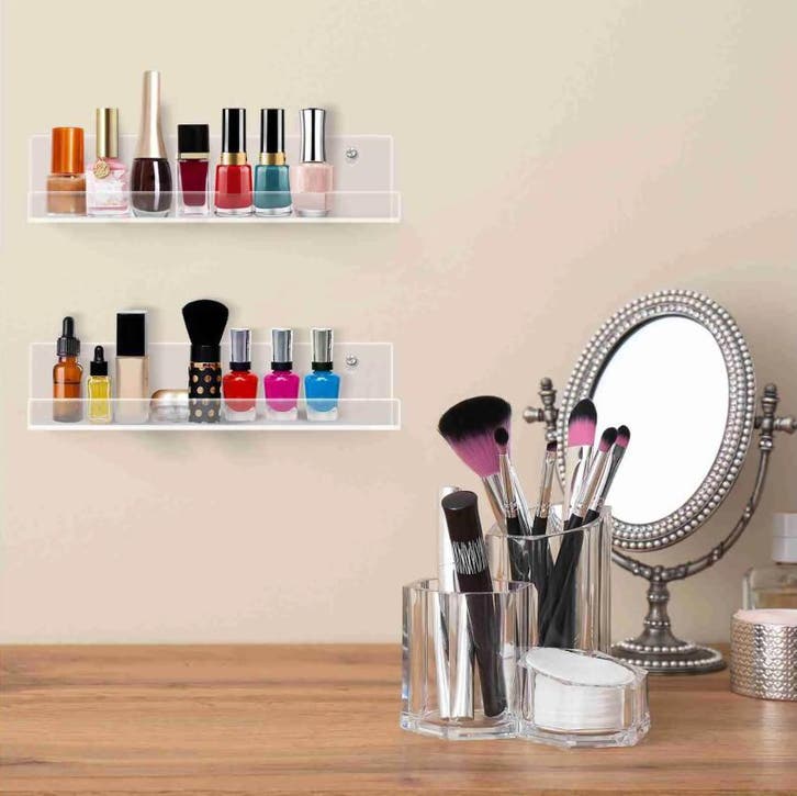 6x Muurhouders voor LP’s – Duidelijke Acryl Displayplanken, Huis en Inrichting, Kasten | Boekenkasten, Nieuw, Verzenden