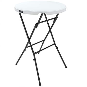 Statafel Wit Kunststof Ø72cm Inklapbaar (Statafels), Verzenden, Nieuw