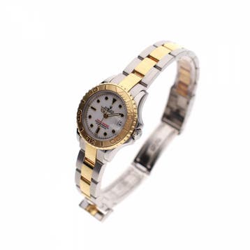 Rolex Yacht-Master Ladies 29mm 69623; Automatisch Dames H..., Overige merken, Overige materialen, Ophalen of Verzenden, Zo goed als nieuw