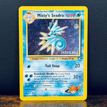 Pokémon Card - Mistys Seadra 9 – Pokémon, Hobby en Vrije tijd, Nieuw