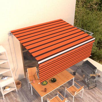 vidaXL Luifel automatisch uittrekbaar rolgordijn 4,5x3 m, Verzenden, Nieuw