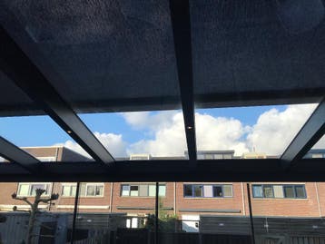 Zonwering elektrisch of handmatig voor overkapping / serre, Ophalen of Verzenden, Nieuw, Veranda