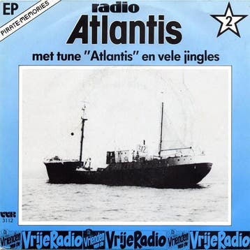 vinyl single 7 inch - No Artist - Radio Atlantis - Met Tu..., Verzenden, Zo goed als nieuw, 7 inch, Nederlandstalig