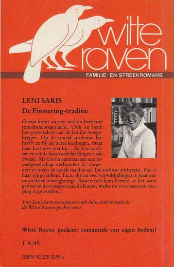 Finstering-traditie / Witte raven / 101 M 9789020502596, Boeken, Verzenden, Gelezen, Leni Saris