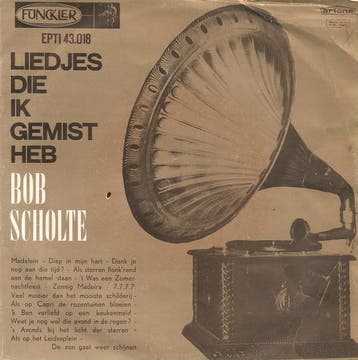 vinyl single 7 inch - Bob Scholte - Liedjes Die Ik Gemist..., Verzenden, Zo goed als nieuw, 7 inch, Pop