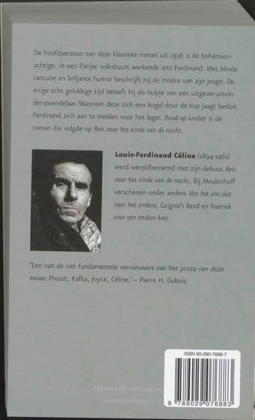 Dood op krediet 9789029076883 L.F. Celine, Boeken, Verzenden, Gelezen, L.F. Celine