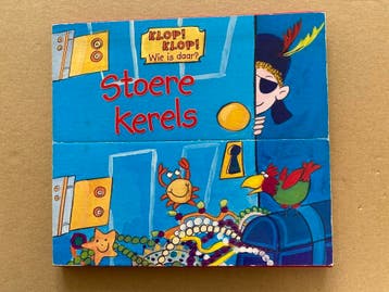 Hardkartonnen Flapjesboek - Stoere Kerels, Boeken, Kinderboeken | Baby's en Peuters, Verzenden, Nieuw, Uitklap-, Voel- of Ontdekboek