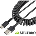 StarTech.com 1m USB A naar C Laadkabel, Zwart, Robuuste Fast, Verzenden, Nieuw