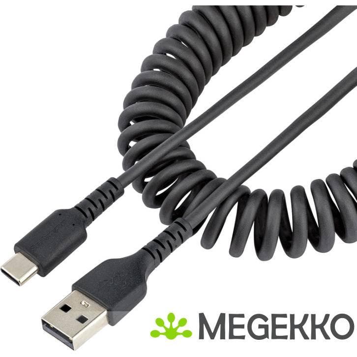 StarTech.com 1m USB A naar C Laadkabel, Zwart, Robuuste Fast, Computers en Software, Pc- en Netwerkkabels, Nieuw, Verzenden