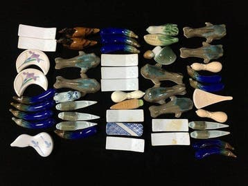 Japanese - Beeld, Vintage Japanese Chopstick Rests