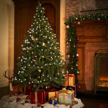 Kerstverlichting Lichtsnoer Kerst Koudwit 11,5m Timer, Verzenden, Nieuw