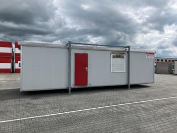 Kantoorunit – 10 x 3 meter – Met Brandschade