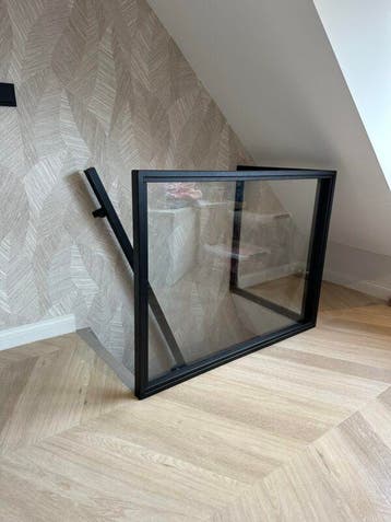 Glazen hoekbalustrade met helder glas, Huis en Inrichting, Nieuw