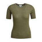 Milano Italy • groen geribbeld shirt • S, Verzenden, Maat 36 (S), Groen, Milano Italy
